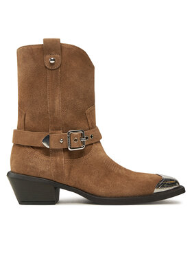 PINKO PINKO Kaubojske čizme Tex 08 SD0197P002 Smeđa