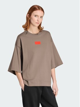 adidas adidas T-Shirt 163159 Brązowy Loose Fit