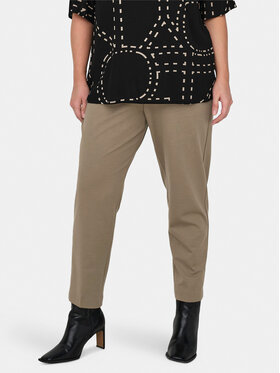ONLY Carmakoma ONLY Carmakoma Chino-püksid Peach 15312306 Pruun Slim Fit