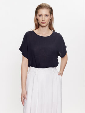 Kaffe Kaffe Blúz Amber Stanley 10500781 Sötétkék Loose Fit