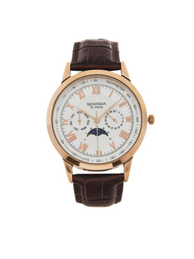 Sekonda Sekonda Zegarek 30148 Brązowy