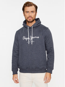 Pepe Jeans Pepe Jeans Bluza Nouvel Hoodie PM582521 Granatowy Regular Fit