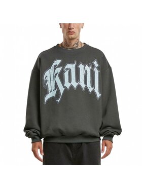 Karl Kani Karl Kani Mikina Inside Out Crew Šedá Regular Fit