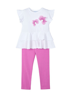Mayoral Mayoral Set majica i leggins 3704 Ružičasta Regular Fit