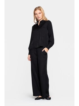 EMOI EMOI Koszula czarna damska Czarny Feminine Fit