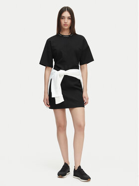Calvin Klein Jeans Calvin Klein Jeans Kleid für den Alltag LV047G251G Schwarz Boxy Fit