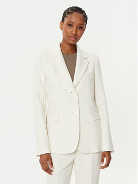 Weekend Max Mara Weekend Max Mara Marynarka Uva 2515041041 Écru Slim Fit
