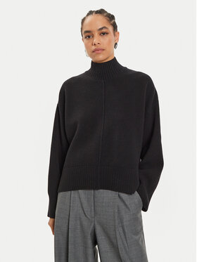 IVY OAK IVY OAK Sweater Kareen Rose IO113147 Fekete Loose Fit