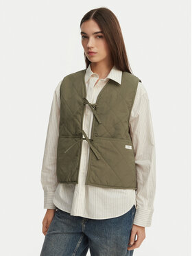 Element Element Sportovní vesta Hanten Sherpa W ELJJK00147 Zelená Relaxed Fit