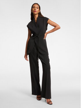 Elena Mirò Elena Mirò Pantaloni di tessuto P065Z100167N033 Nero Regular Fit
