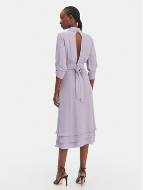 Elisabetta Franchi Elisabetta Franchi Koktel haljina AB-923-61E2 Ljubičasta Regular Fit