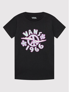 Vans Vans T-Shirt Psyka Delia VN0A7RR8 Μαύρο Regular Fit