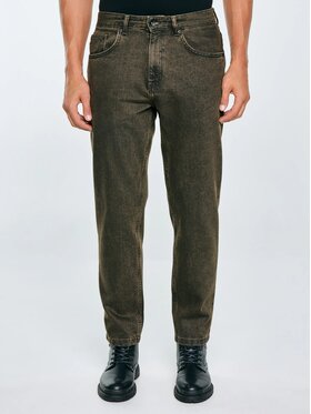 BIG STAR BIG STAR Jeansy ATES_888_190 Brązowy Tapered Fit