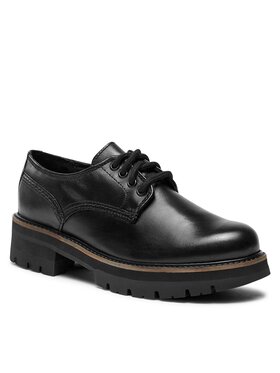 Clarks Clarks Обувки Orianna Derby 261696874 Черен