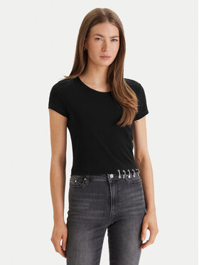 Guess Guess Póló W6GP11 K2933 Fekete Regular Fit