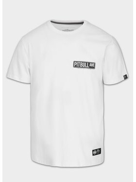 PITBULL PITBULL T-Shirt PITBULL AVENUE Biały Regular Fit