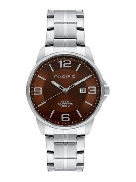 Pacific Pacific Zegarek PC00699 Srebrny