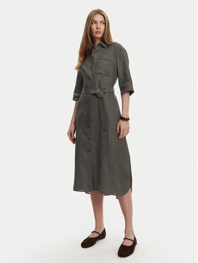 Max Mara Max Mara Sukienka koszulowa Salute 2516221028 Zielony Regular Fit