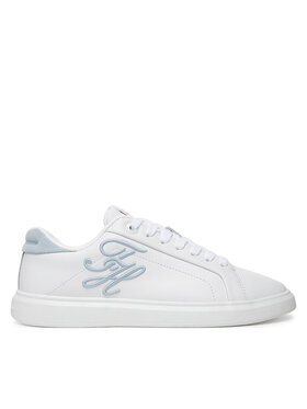 Tommy Hilfiger Tommy Hilfiger Sneakers Th Icon Court Script FW0FW09363 Alb