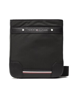 Tommy Hilfiger Tommy Hilfiger Τσαντάκι Th Central Rpreve Mini Crossover AM0AM11298 Μαύρο
