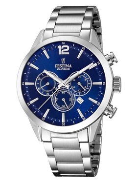 Festina Festina Zegarek F20343/7 Srebrny