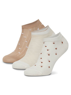 Nine West Nine West Skarpety krótkie KR_NW_FRESITA_Z_SS25 (3 PACK) Beżowy