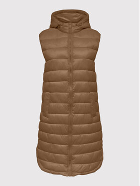 ONLY ONLY Gilet Melody 15258350 Marron Regular Fit