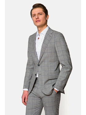 Lancerto Lancerto Garnitur Maldon Szary Regular Fit