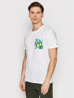 Guess Guess T-shirt F2GI02 K6XN1 Bijela Slim Fit