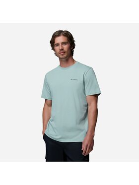 Columbia Columbia T-Shirt 215502 Niebieski Regular Fit