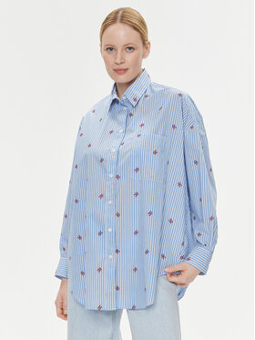 Tommy Hilfiger Tommy Hilfiger Hemd WW0WW38970 Blau Relaxed Fit