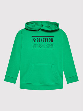 United Colors Of Benetton United Colors Of Benetton Majica dugih rukava 3J68C200V Zelena Regular Fit