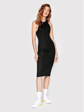 Sprandi Sprandi Φόρεμα καθημερινό SP22-SUD030 Μαύρο Slim Fit