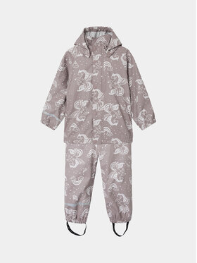 NAME IT NAME IT Kišni zaštitni set Dry10 13227318 Siva Regular Fit