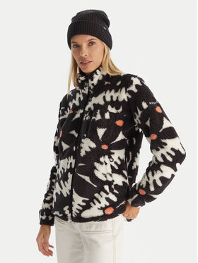 Roxy Roxy Fleecejacke Alabama Full Zip ERJFT04970 Schwarz Regular Fit