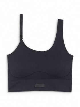 4F 4F Biustonosz sportowy TRAINING SEAMLESS Czarny