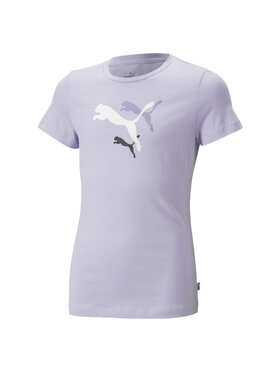 Puma Puma T-Shirt 673540 Fioletowy Regular Fit