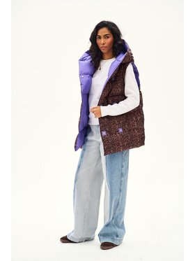 NAOKO NAOKO Kamizelka Wild Horizon Brązowy Regular Fit