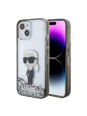 KARL LAGERFELD KARL LAGERFELD Etui na telefon iPhone 15 Przezroczysty