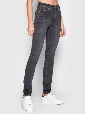 Calvin Klein Jeans Calvin Klein Jeans Jeans hlače J20J214105 Siva Skinny Fit