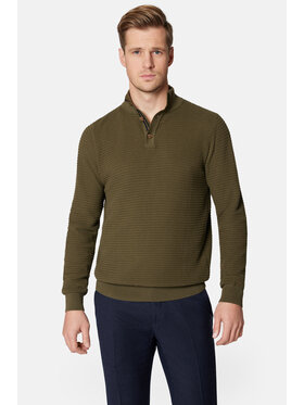 Lancerto Lancerto Sweter Jonathan SW073223000086 Zielony Regular Fit