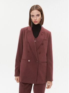 DKNY DKNY Піджак UG3JX043 Бордовий Regular Fit