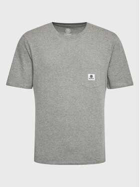 Element Element Tričko Basic Pocket Label ELYKT00116 Sivá Regular Fit