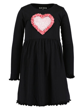 Blue Seven Blue Seven Повсякденна сукня 773650 X Чорний Regular Fit