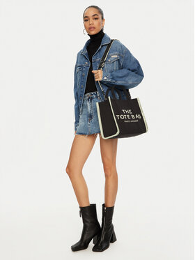 Marc Jacobs Marc Jacobs Дамска чанта The Jacquard Medium Tote Bag M0017027 Черен