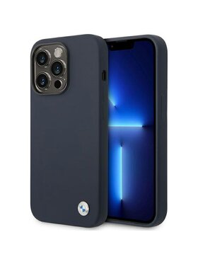 BMW Motorsport BMW Motorsport Etui na telefon iPhone 14 Pro Max Granatowy
