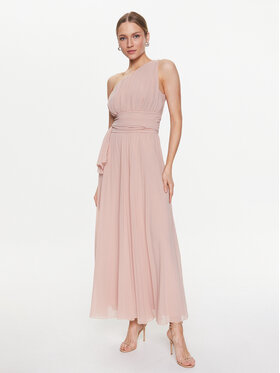 ViCOLO ViCOLO Večerné šaty TE0032 Béžová Regular Fit