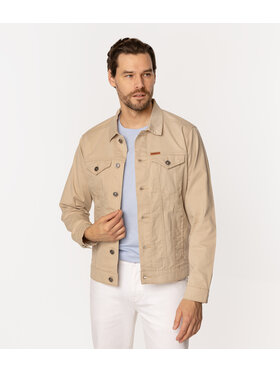 Lee Cooper Lee Cooper Kurtka jeansowa MAURO 4261 Beżowy Regular Fit