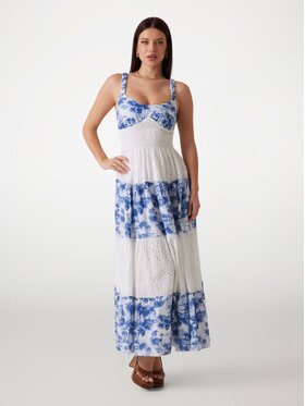 Guess Guess Sukienka codzienna 168083 Niebieski Classic Fit