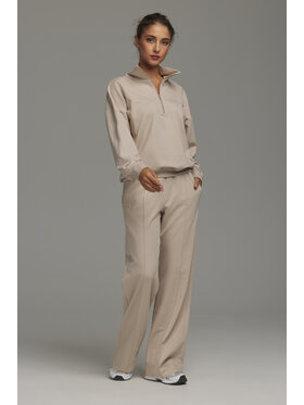 NIFE NIFE Spodnie dresowe SD145 Beżowy Relaxed Fit